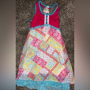 Jona Michelle girls 7 Sundress Summer tank top dress
Floral boho chic